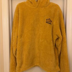 The Lion King Hoodie Sweatshirt MEDIUM Musical Broadway Gold Ears Fur Fleece